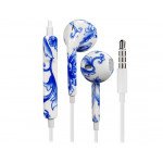 iPhone 5S Style Stereo Earphone Headset with Mic and Volume Control (Ancient Vase)
